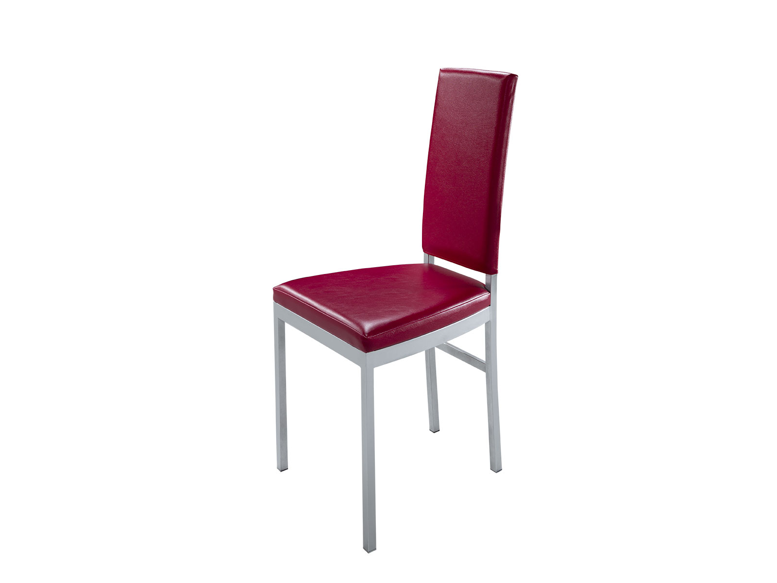 CEGS-014 Red High Back Dining Chair -- Trade Show Rental